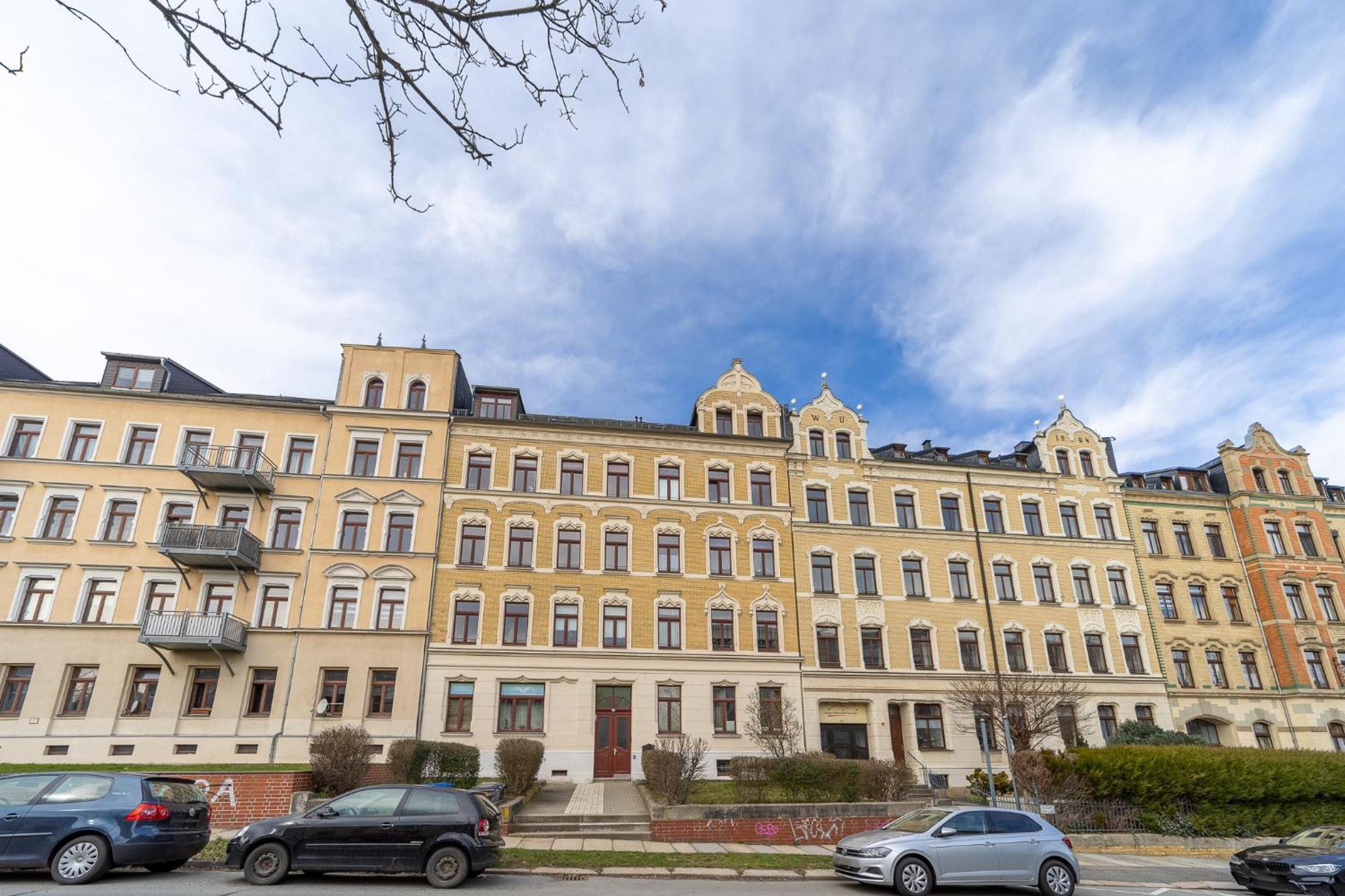 Schlossberg-Domizil Mit Weitblick - Arbeitsplatz, Balkon, Netflix, Badewanne & Yogamatte ケムニッツ エクステリア 写真