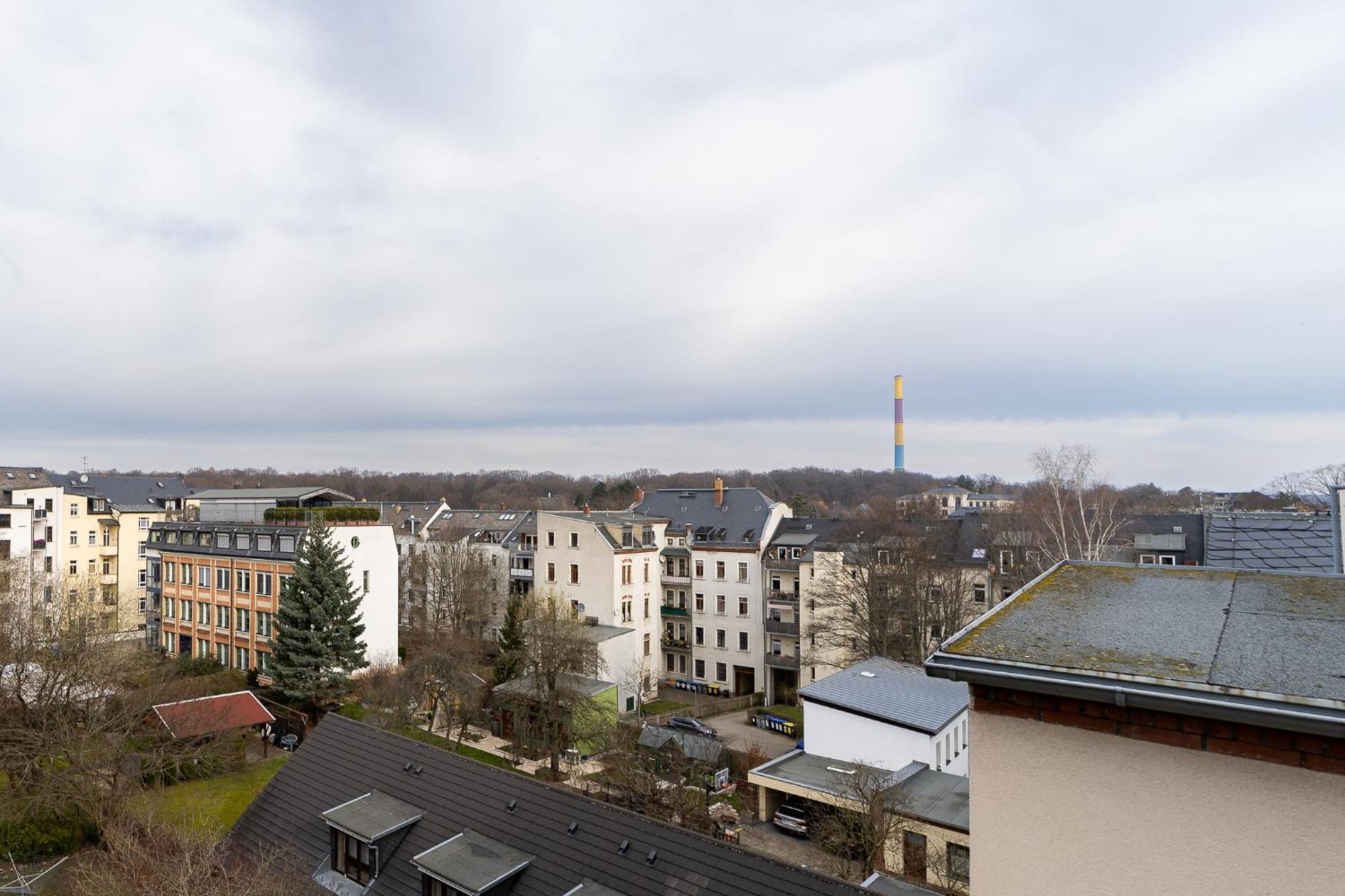Schlossberg-Domizil Mit Weitblick - Arbeitsplatz, Balkon, Netflix, Badewanne & Yogamatte ケムニッツ エクステリア 写真